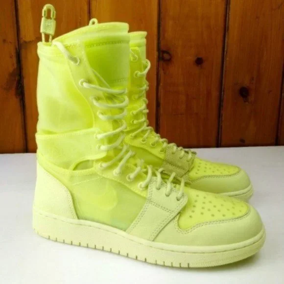 Nike Air Jordan Explorer XX Luminous Green Tall Sneakers